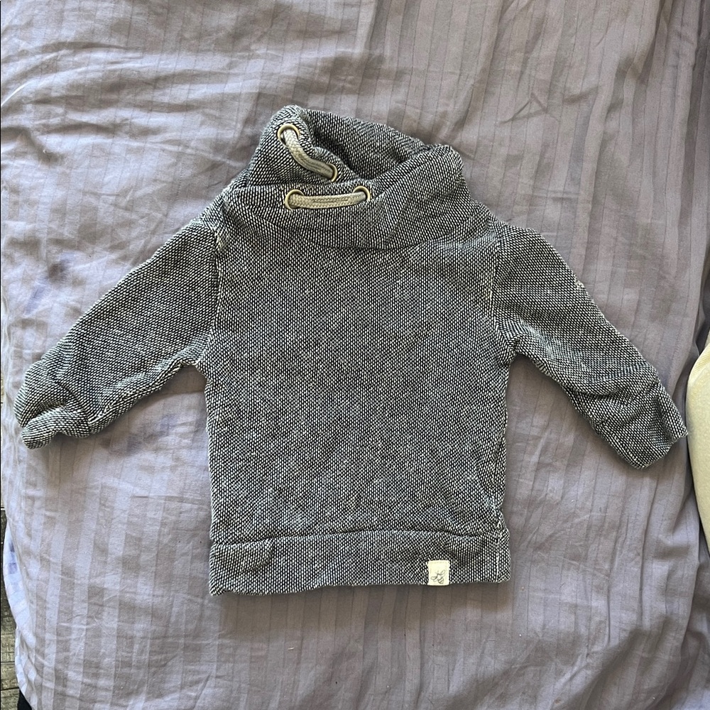 Burt's Bees Baby Charcoal Sweater